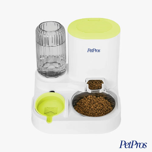 2-in-1 Automatische Kattenvoer- en Waterdispenser met RVS | PetPros