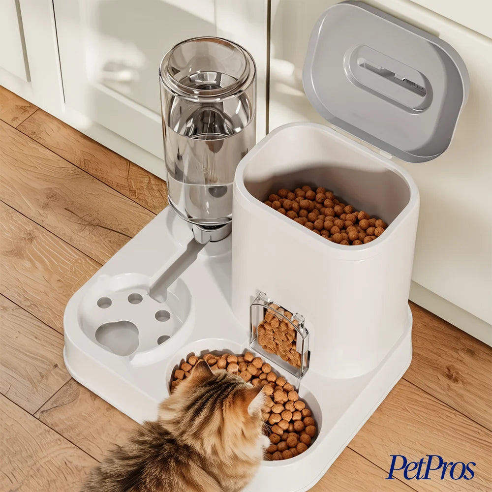 Automatische Waterdispenser & Voerbak Kat/Hond | PetPros