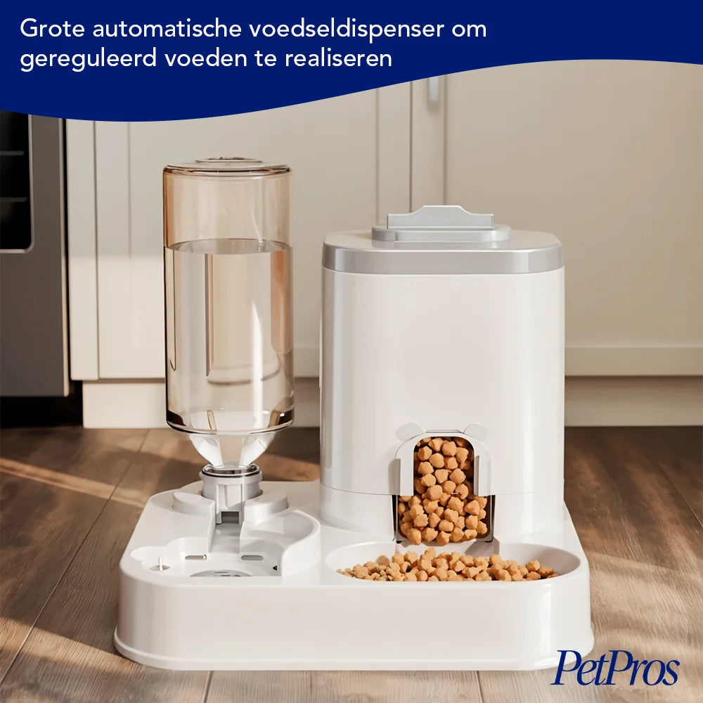 Automatische Waterdispenser & Voerbak Kat/Hond | PetPros