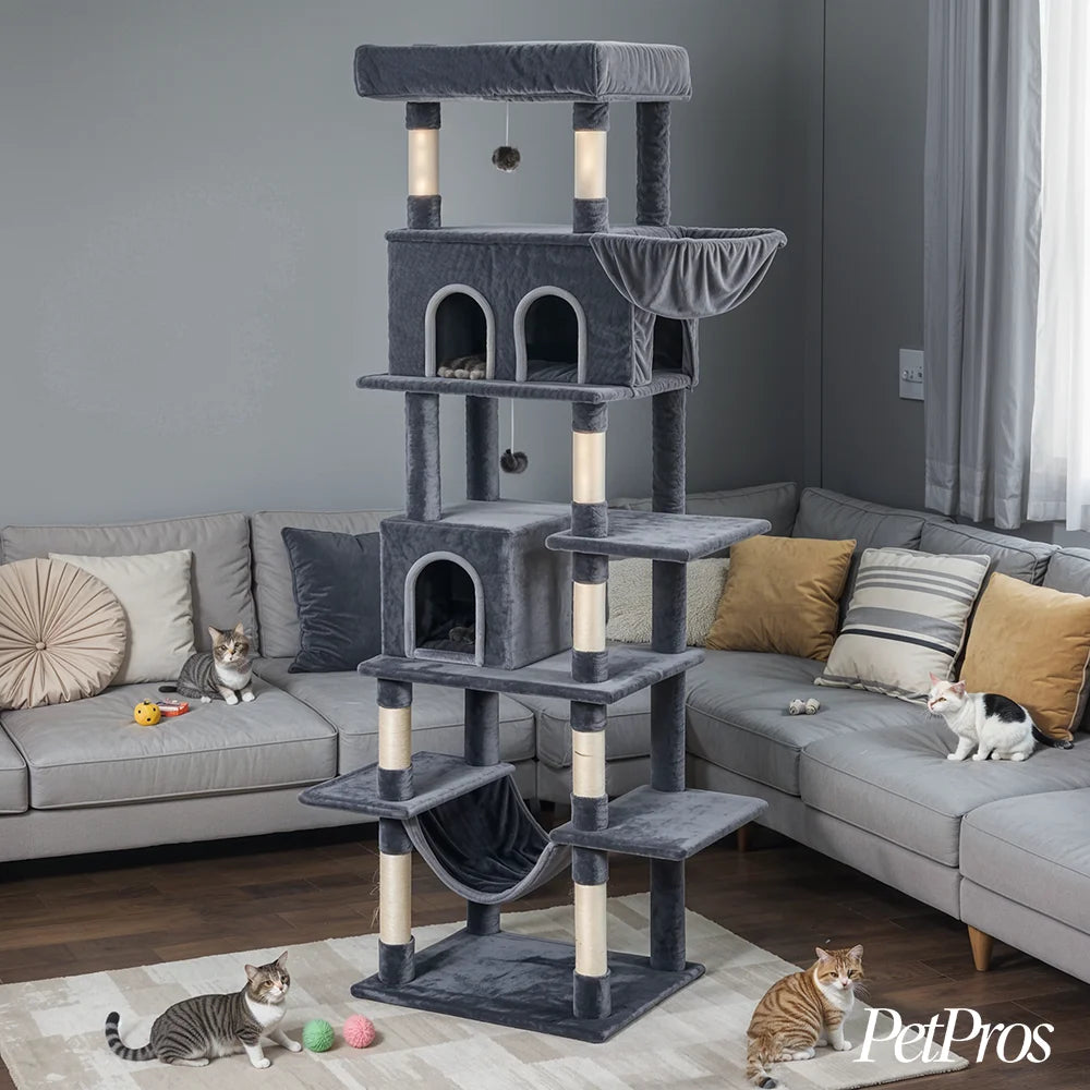 PetPros Luxe Krabpaal XXL – 210 cm Hoog | PetPros