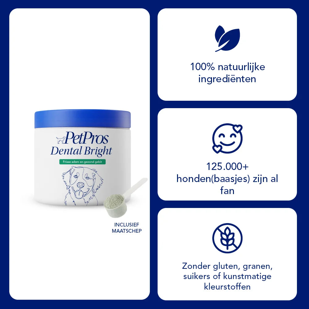 Dental Bright – Frisse adem & gezond gebit hond | PetPros