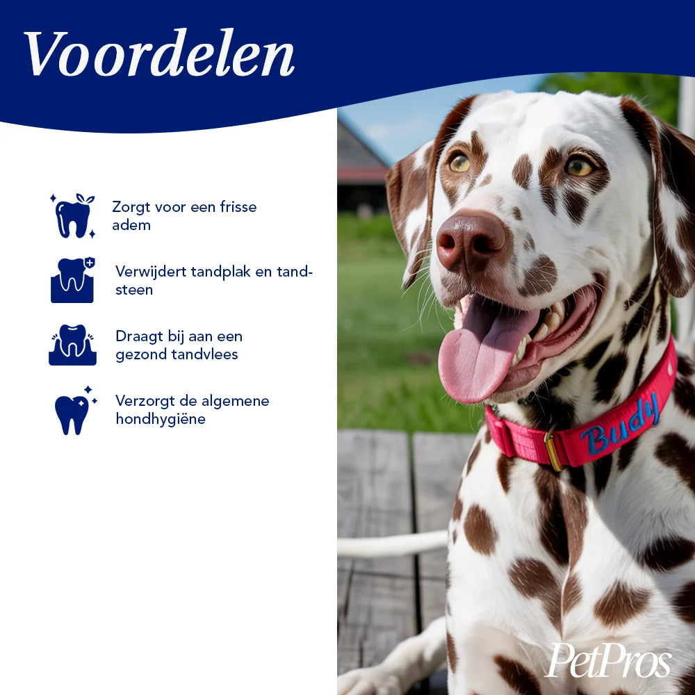 Dental Liquid voor Honden – Frisse Adem & Gebitsverzorging | PetPros