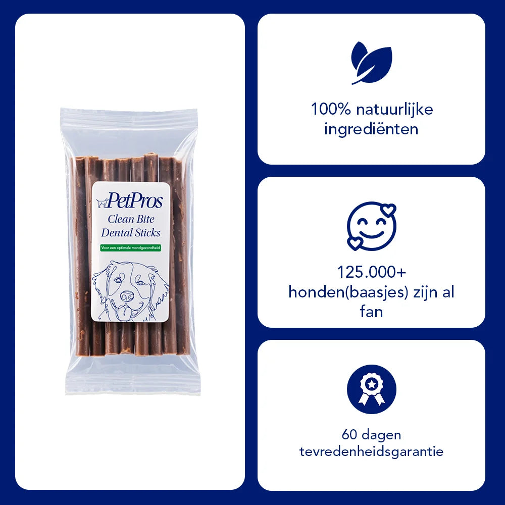 Dental Sticks voor honden – Gezond gebit & frisse adem | PetPros