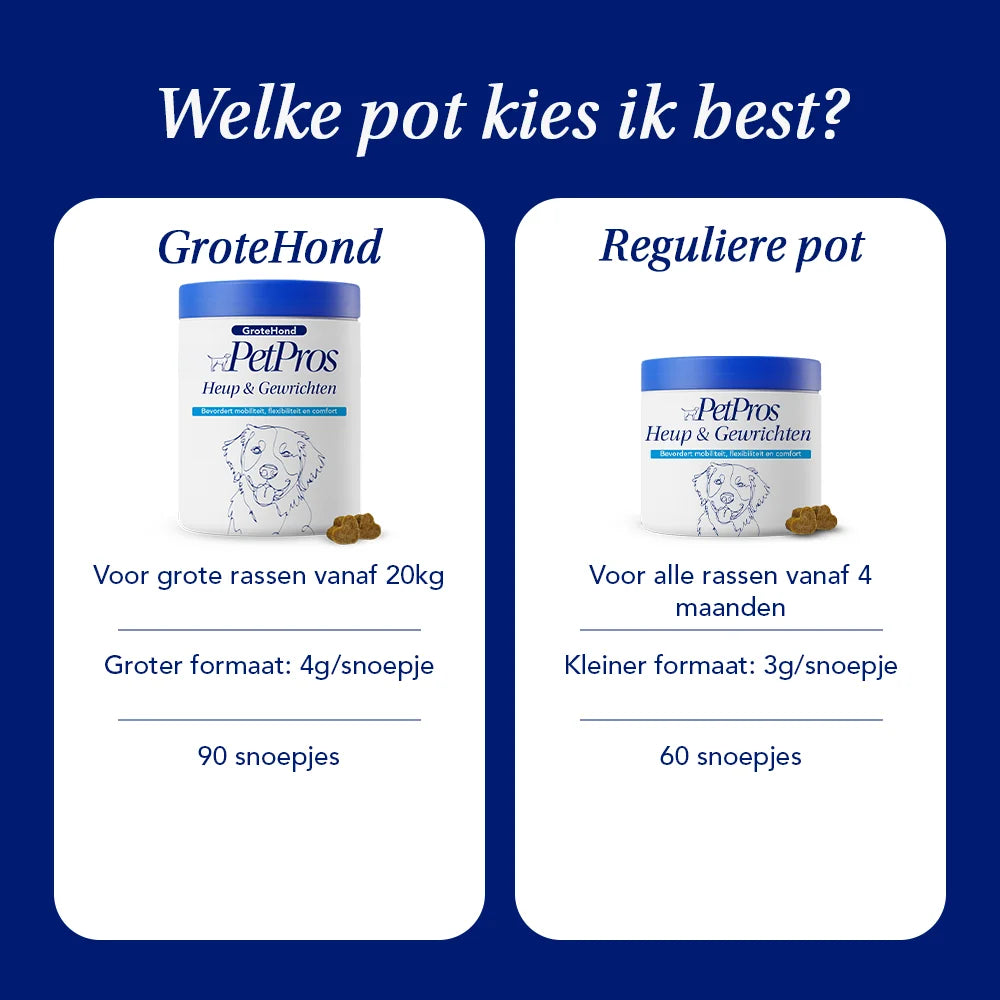 HondXL⁺ Heup & Gewrichten