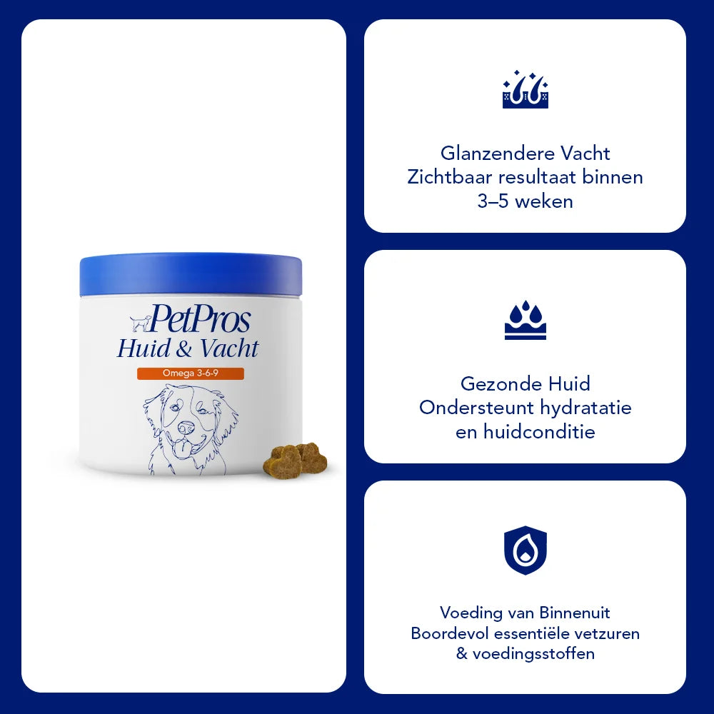 Huid & Vacht Supplement Hond | PetPros