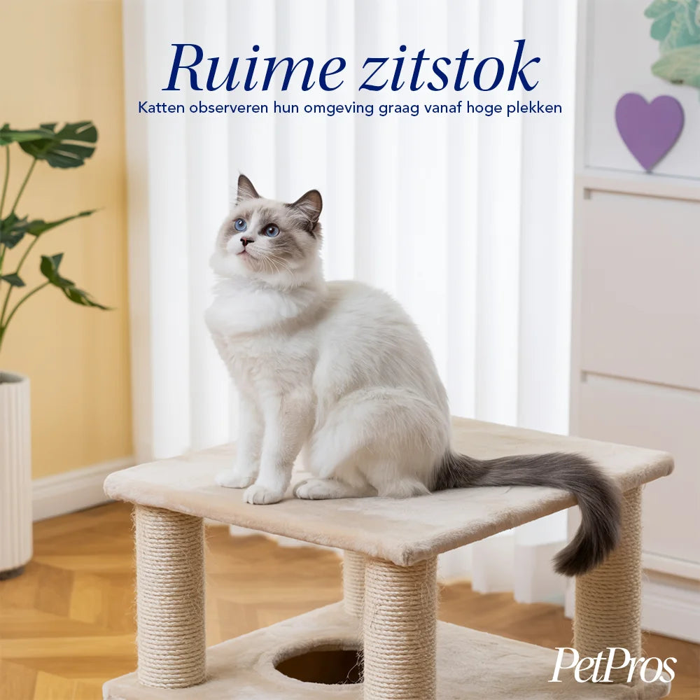 PetPros Luxe Krabpaal XXL – 210 cm Hoog | PetPros