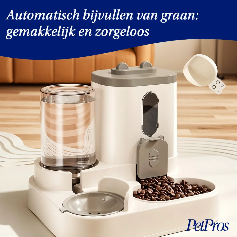 Twee-in-een RVS Hondenbakset | PetPros