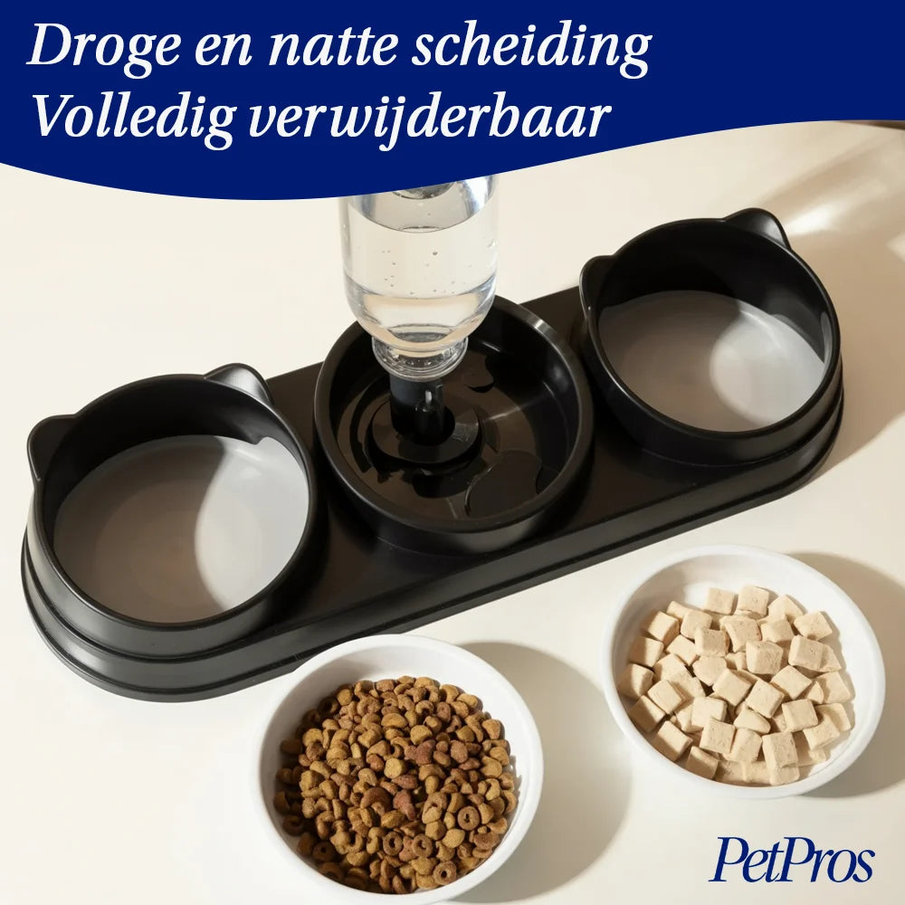 Twee-in-een RVS Hondenbakset