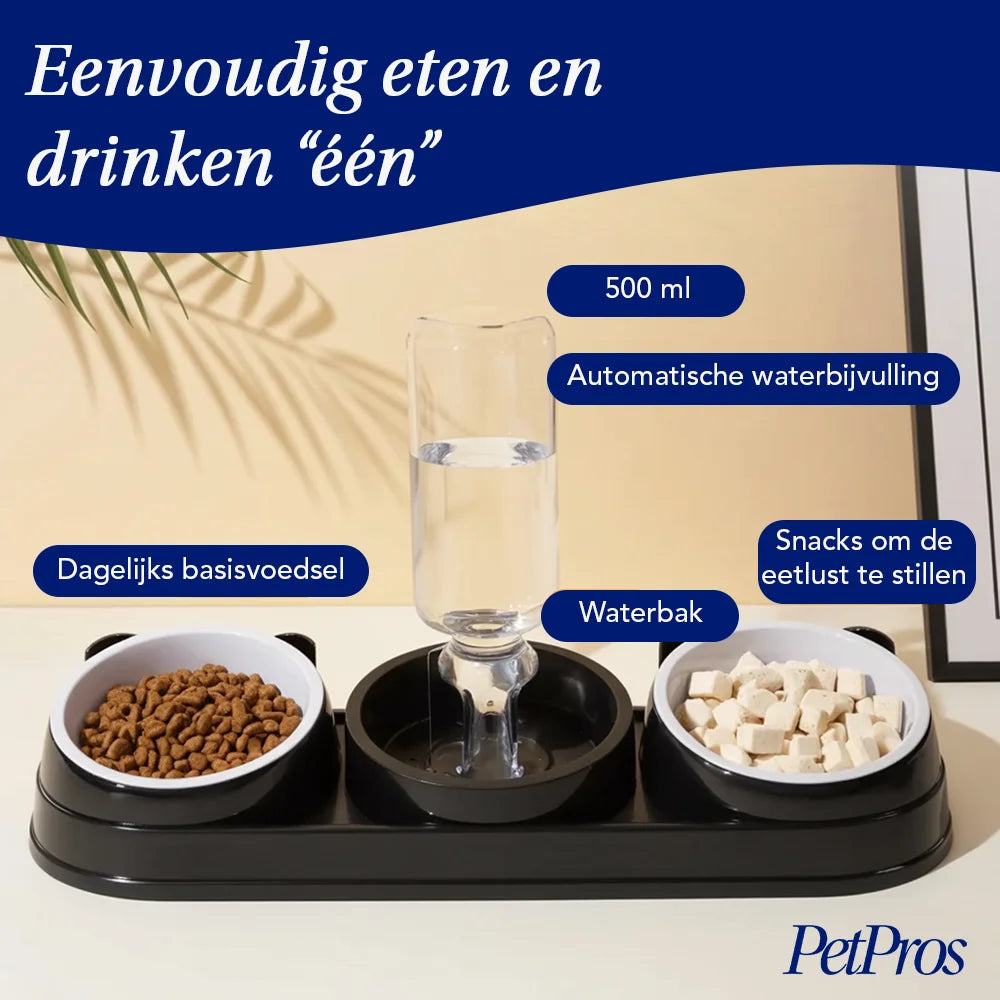 Twee-in-een RVS Hondenbakset
